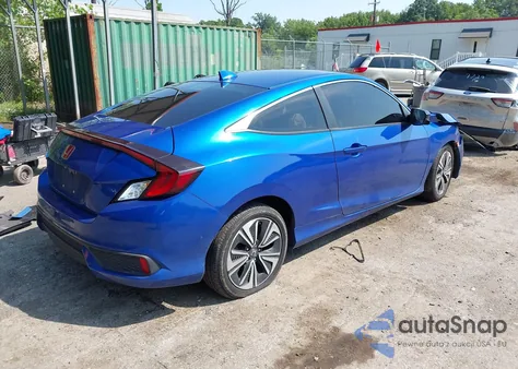 2017 Honda Civic Ex-T from USA, damaged, VIN 2HGFC3B3XHH353283